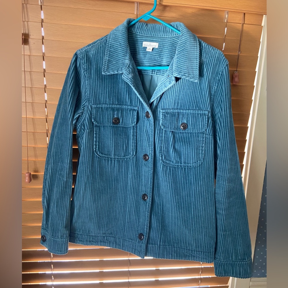 Blue corduroy LL Bean Jacket